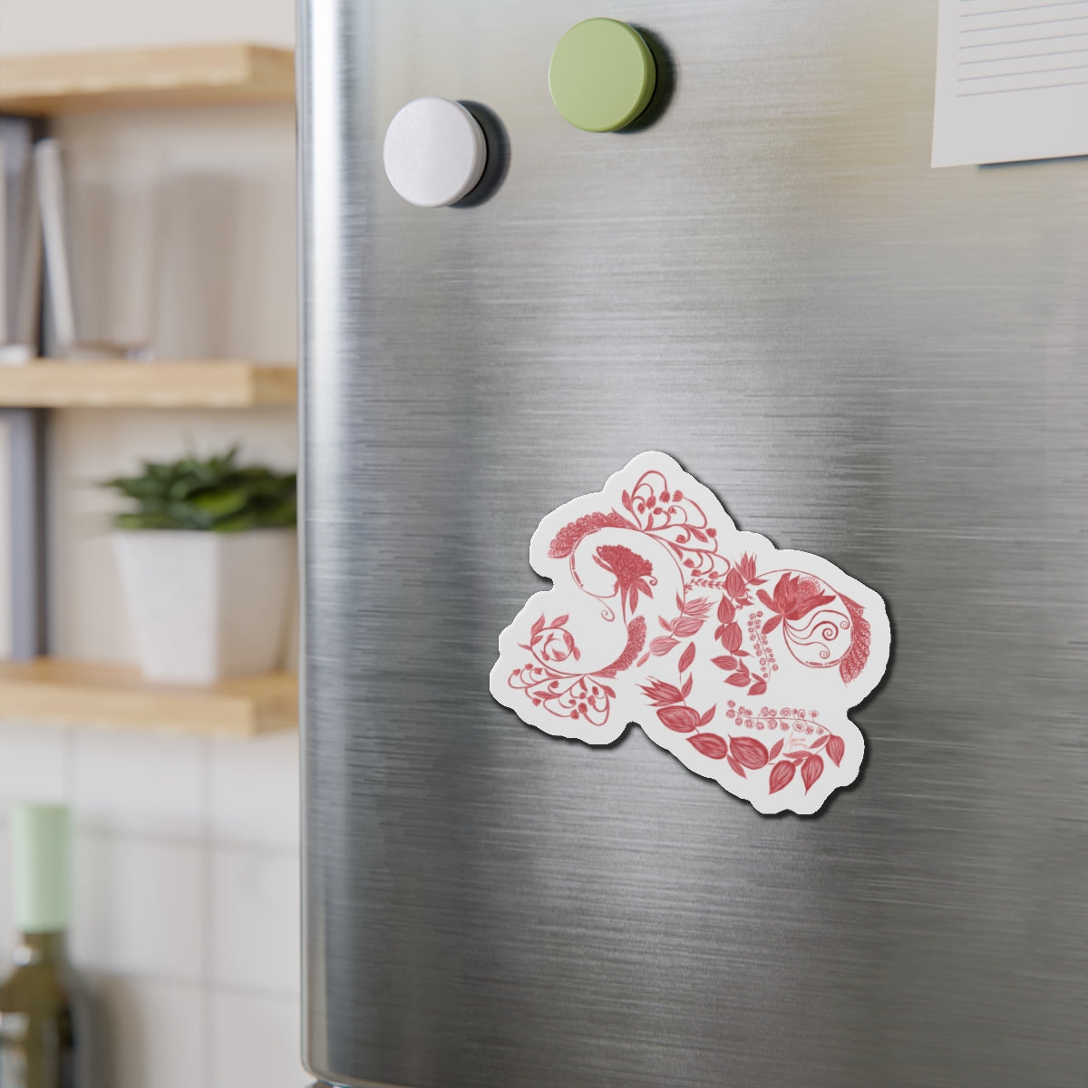 Cheery Cherry Chinoiserie Magnet